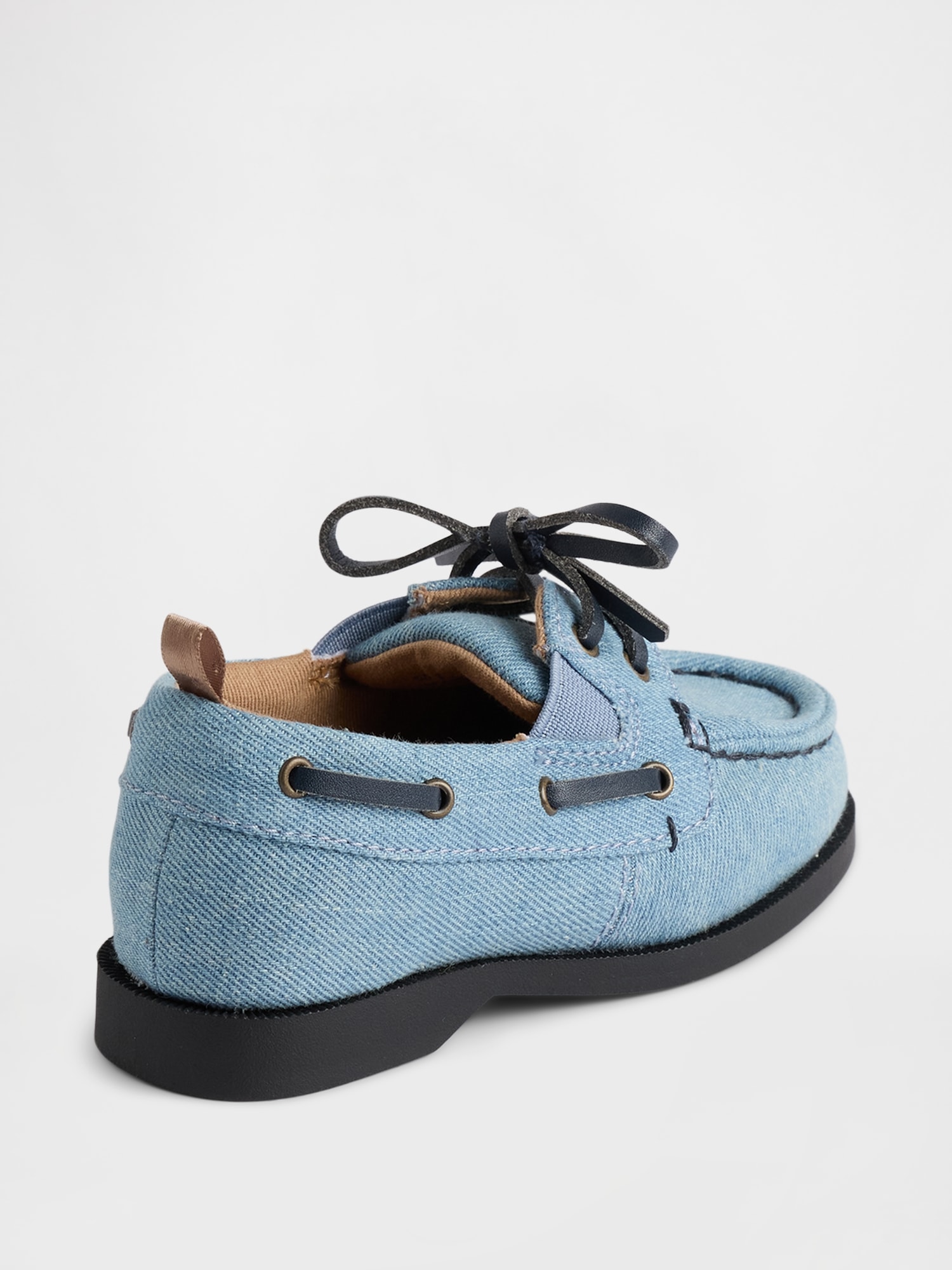 Обувь Gap Toddler Denim Boat Shoes — фото 4
