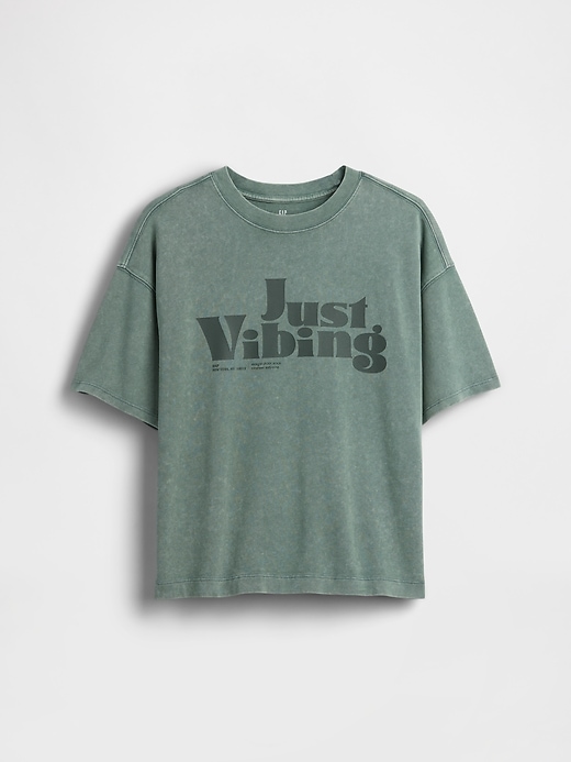 Image number 1 showing, Kids Heavyweight T-Shirt