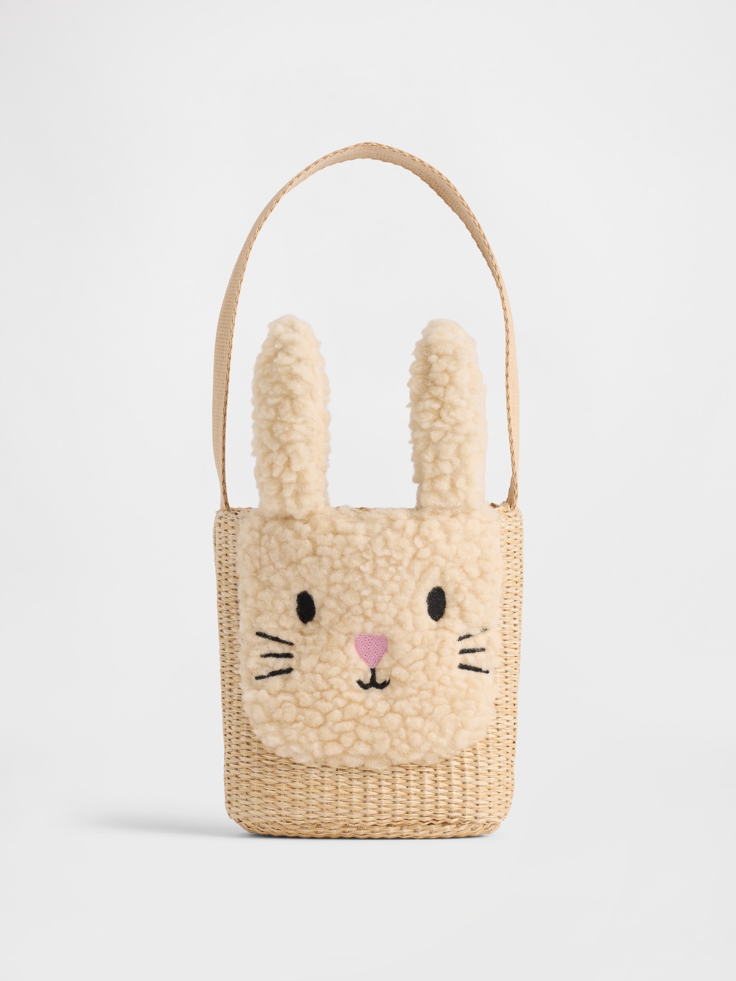 Toddler Bunny Straw Bag