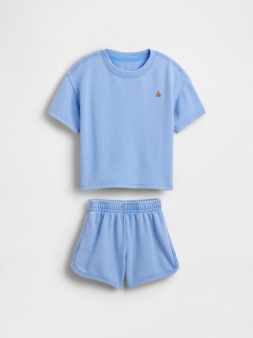 Image number 2 showing, Baby & Toddler Pique Sweat Set