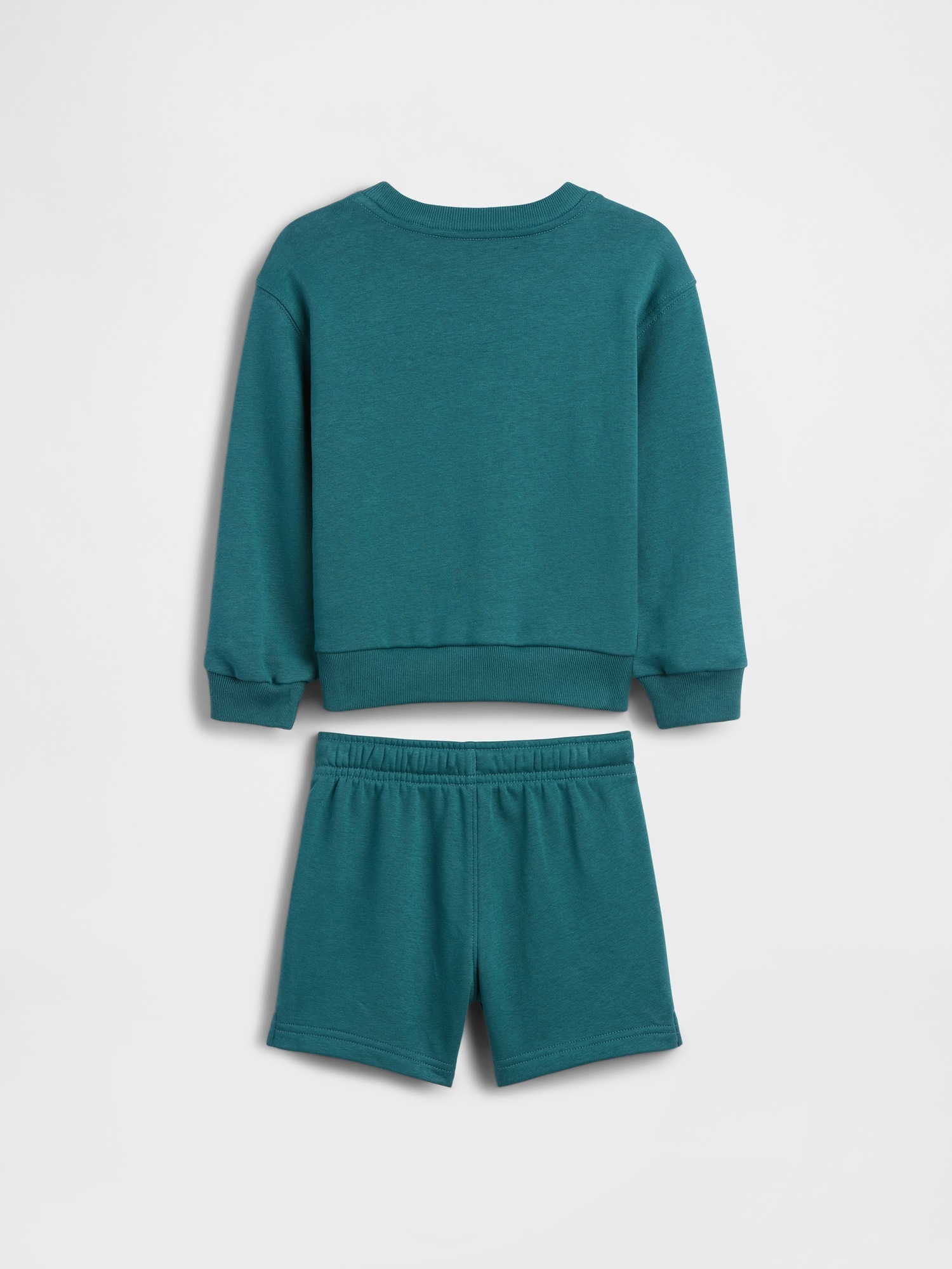 Комплект одежды для малышей Gap VintageSoft из махры в полоску, цвет: Зелёный — фото 3
