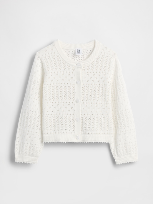Image number 2 showing, Baby & Toddler Pointelle Cardigan Sweater