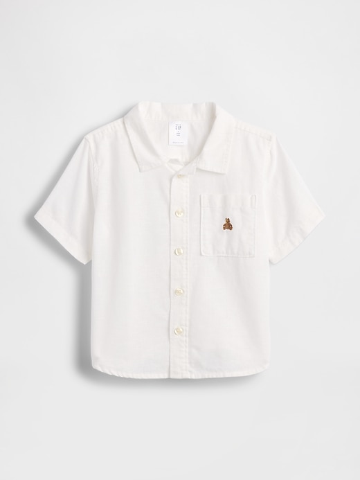 Image number 2 showing, Baby & Toddler Linen-Cotton Shirt