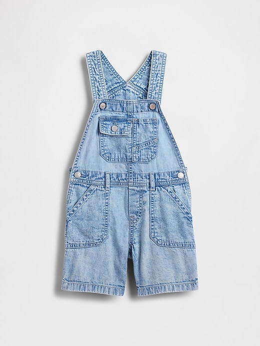 Image number 2 showing, Baby & Toddler Denim Shortalls