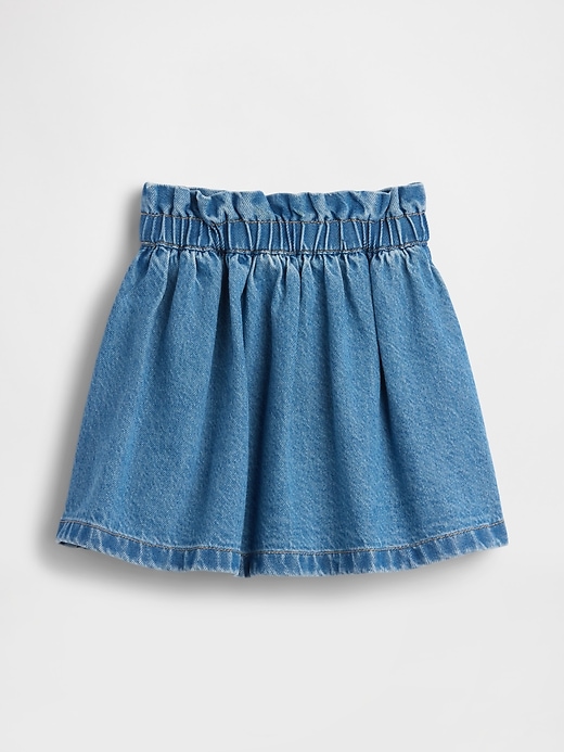 Image number 3 showing, Baby & Toddler Heart Pocket Denim Skirt