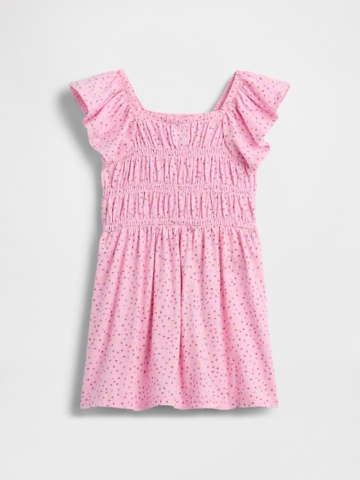 Image number 3 showing, Baby & Toddler Smocked Flutter-Sleeve Dress