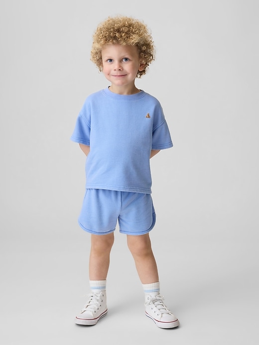 Image number 1 showing, Baby & Toddler Pique Sweat Set