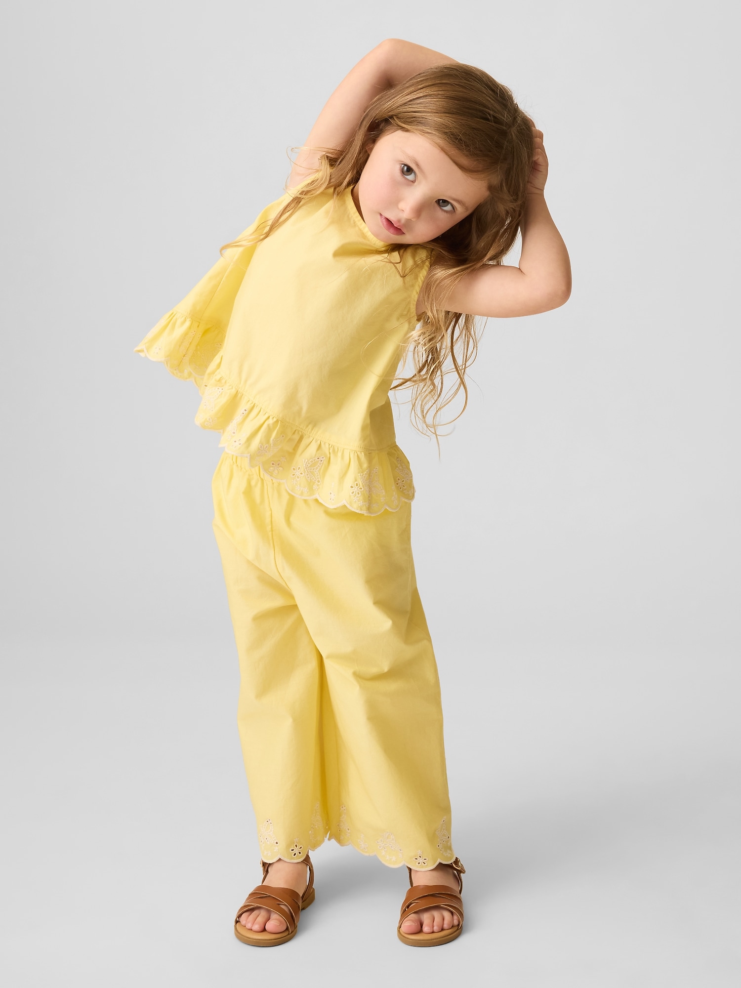 Baby & Toddler Eyelet Ruffle Outfit Set