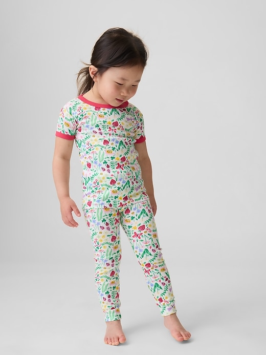 Image number 1 showing, Baby & Toddler Organic Brushed Cotton PJ Set