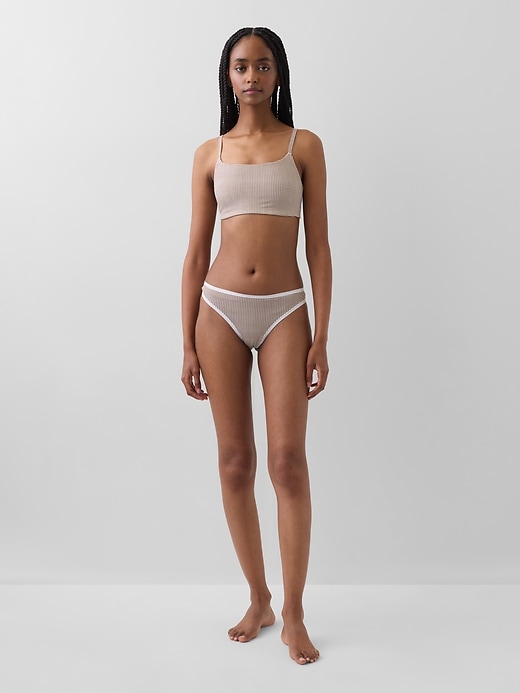 Image number 3 showing, Organic Stretch Cotton Thong
