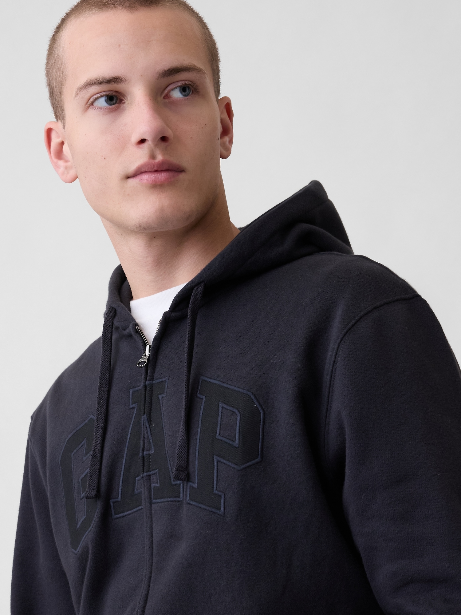 Adult VintageSoft Arch Logo Zip Hoodie