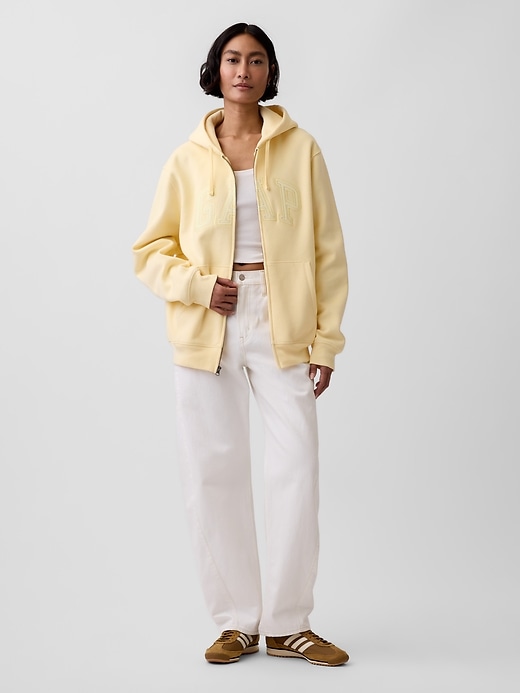 Image number 6 showing, Adult VintageSoft Arch Logo Zip Hoodie