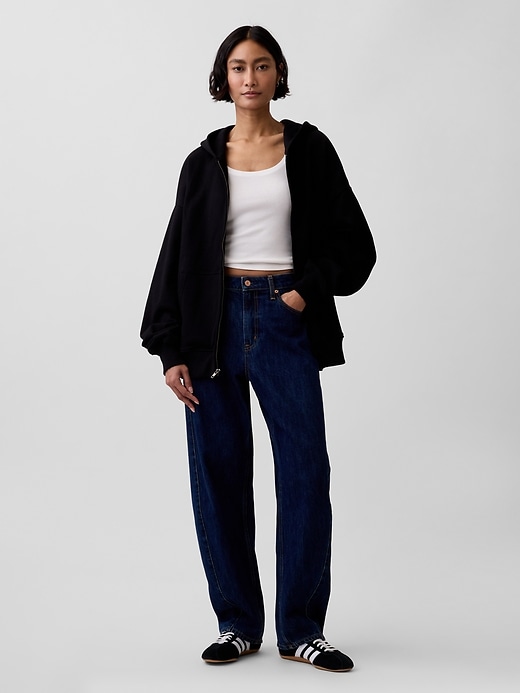 Image number 6 showing, Adult Heavyweight Oversized Zip Hoodie