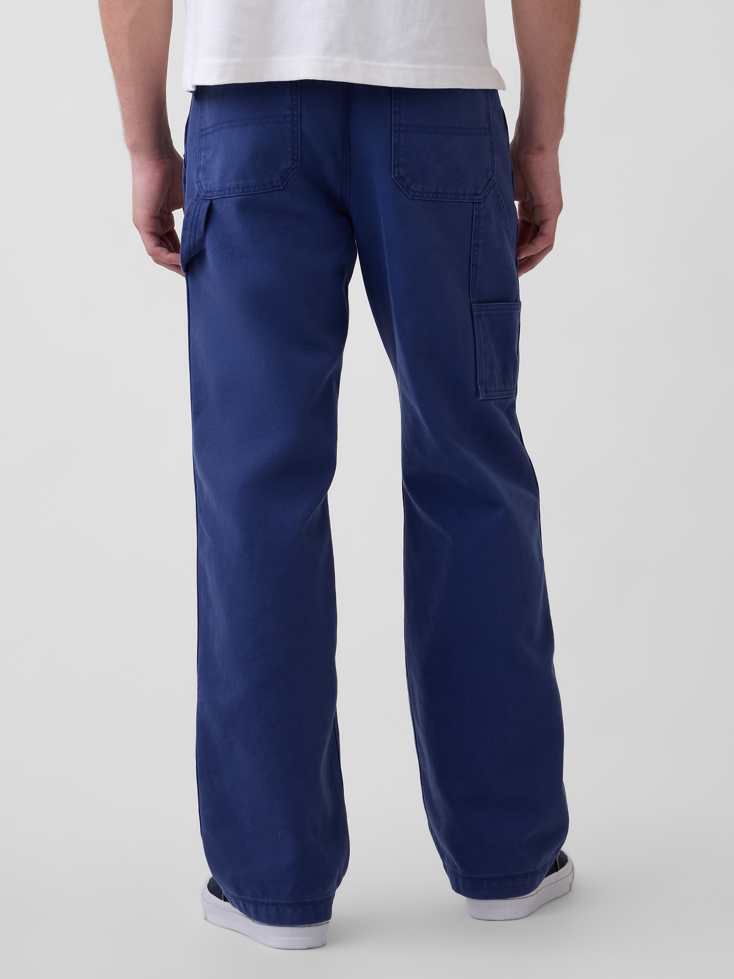 90s Loose Canvas Double-Knee Carpenter Pants