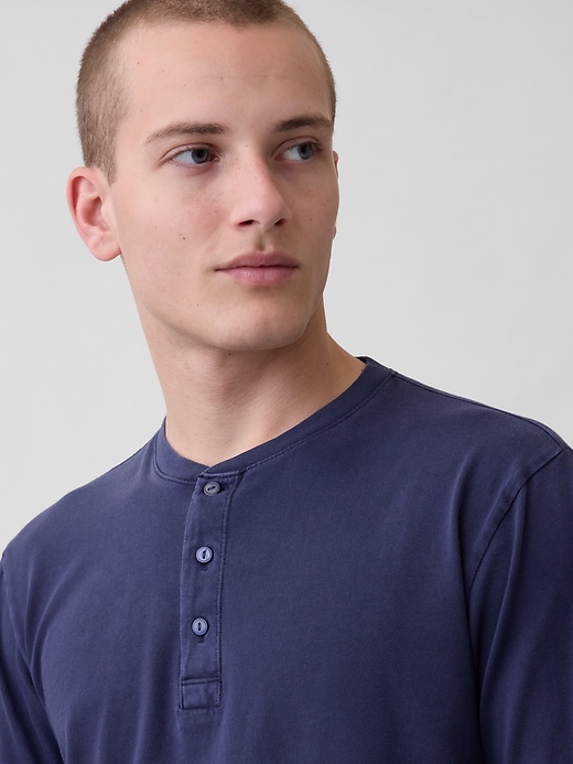 Image number 4 showing, Relaxed Henley T-Shirt