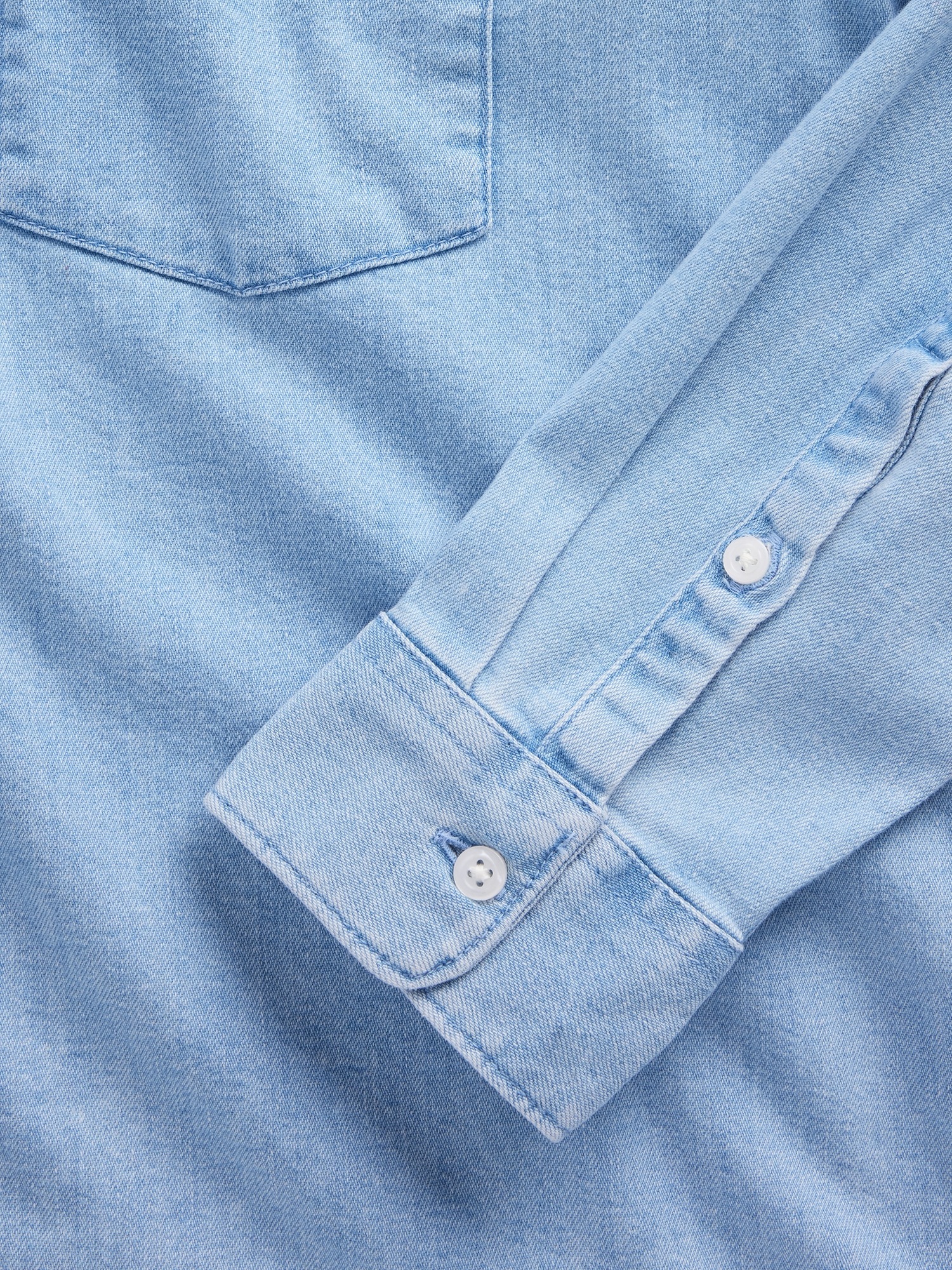 Мужские рубашки Gap Denim Shirt — фото 4