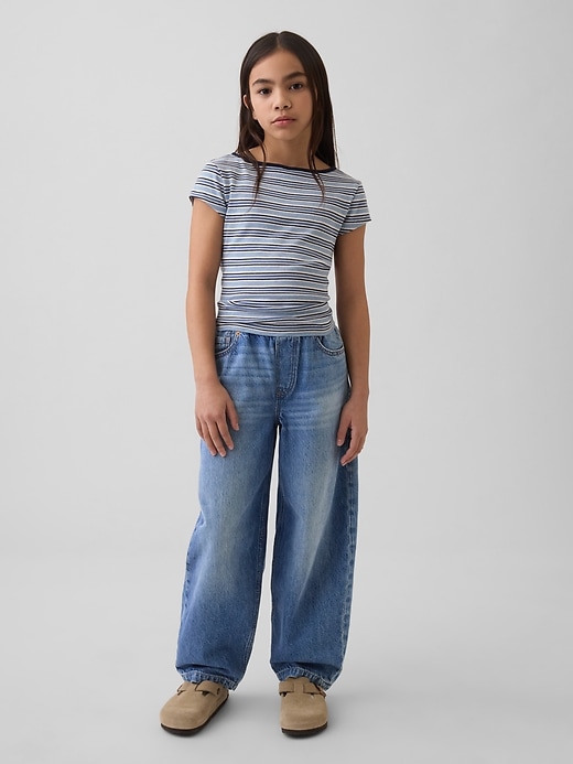 Image number 2 showing, Kids Easy Baggy Taper Jeans