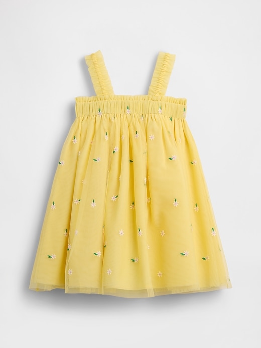 Image number 2 showing, Baby & Toddler Embroidered Daisy Tulle Dress