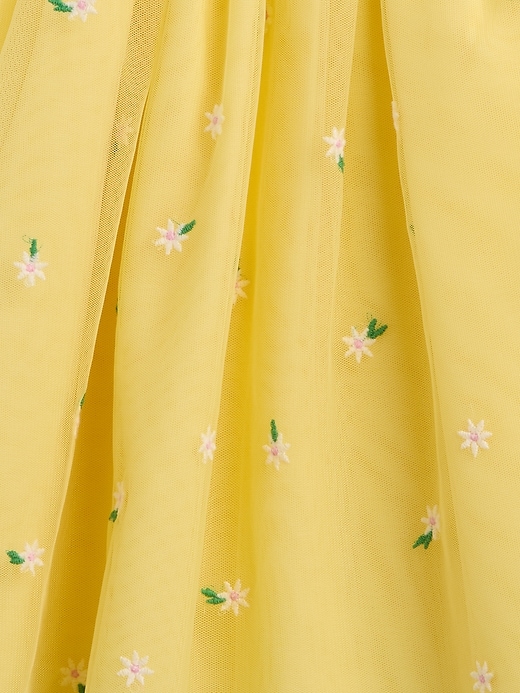 Image number 4 showing, Baby & Toddler Embroidered Daisy Tulle Dress