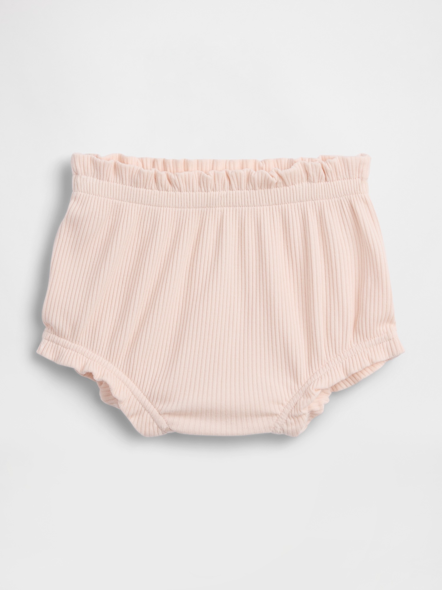 Baby First Favorites TinyRib Pull-On Ruffle Shorts