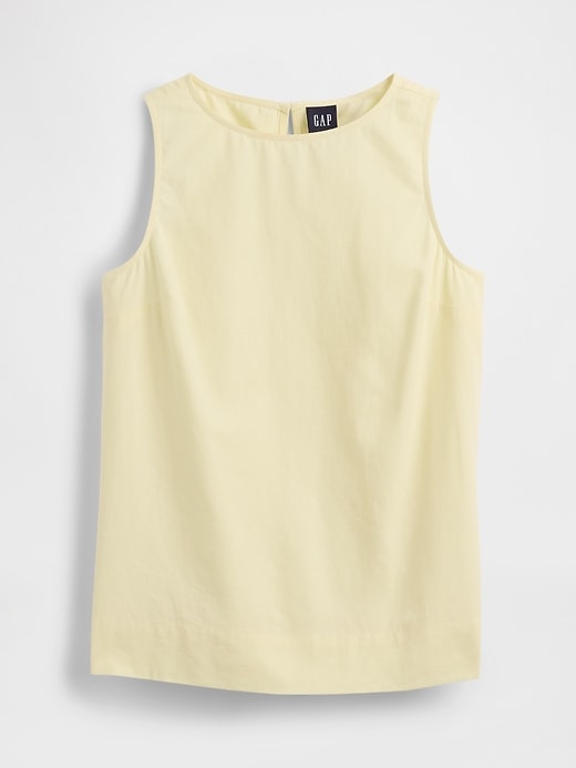 Image number 5 showing, Linen-Blend Shell Tank Top