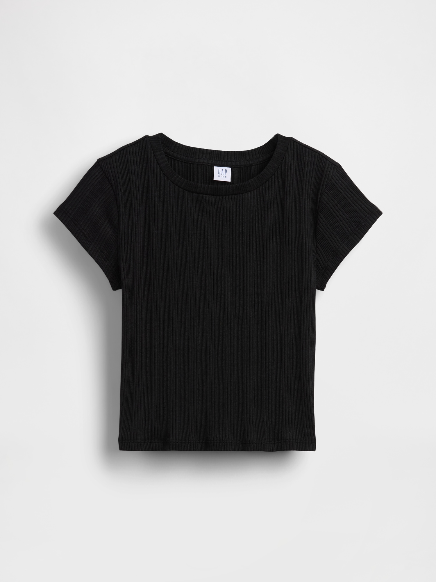 Kids Variegated Rib Fitted T-Shirt