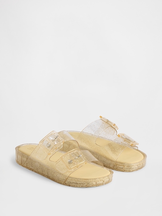 Image number 2 showing, Kids Buckle Jelly Sandals