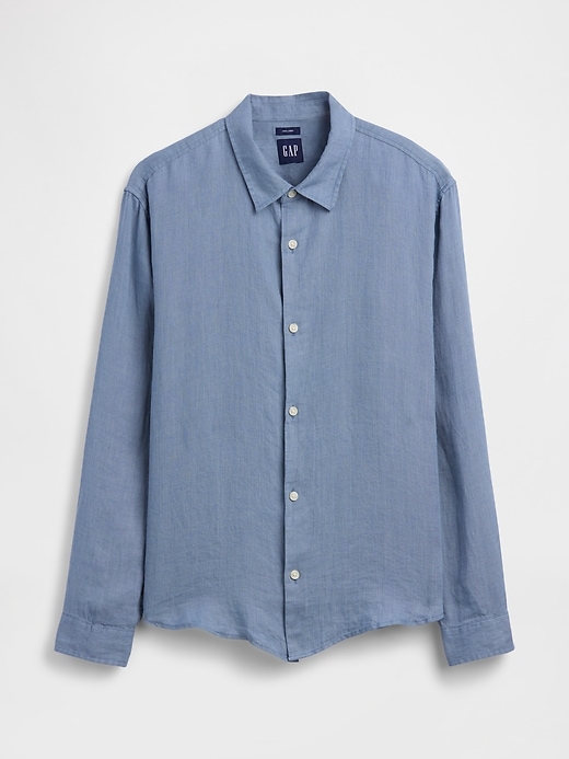 Image number 5 showing, 100% Linen Relaxed Shirt