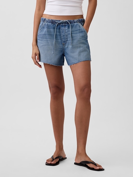 Image number 2 showing, Mid Rise UltraSoft Easy Denim Shorts