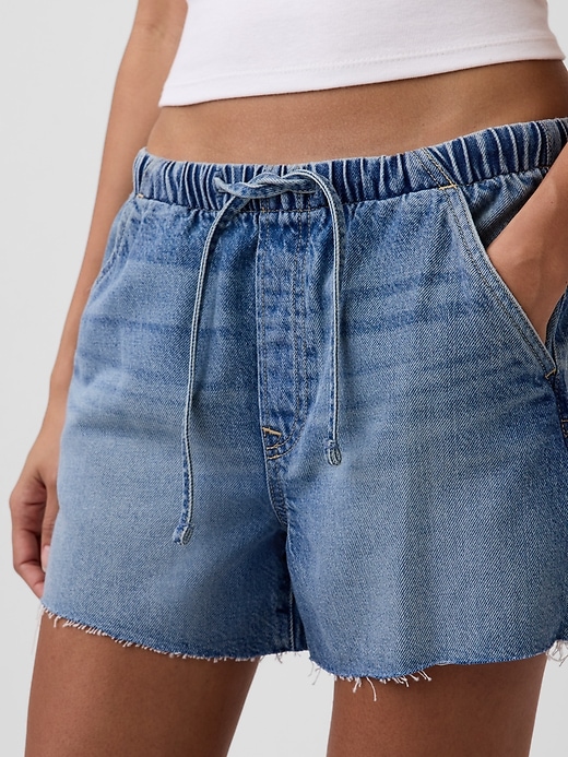 Image number 7 showing, Mid Rise UltraSoft Easy Denim Shorts