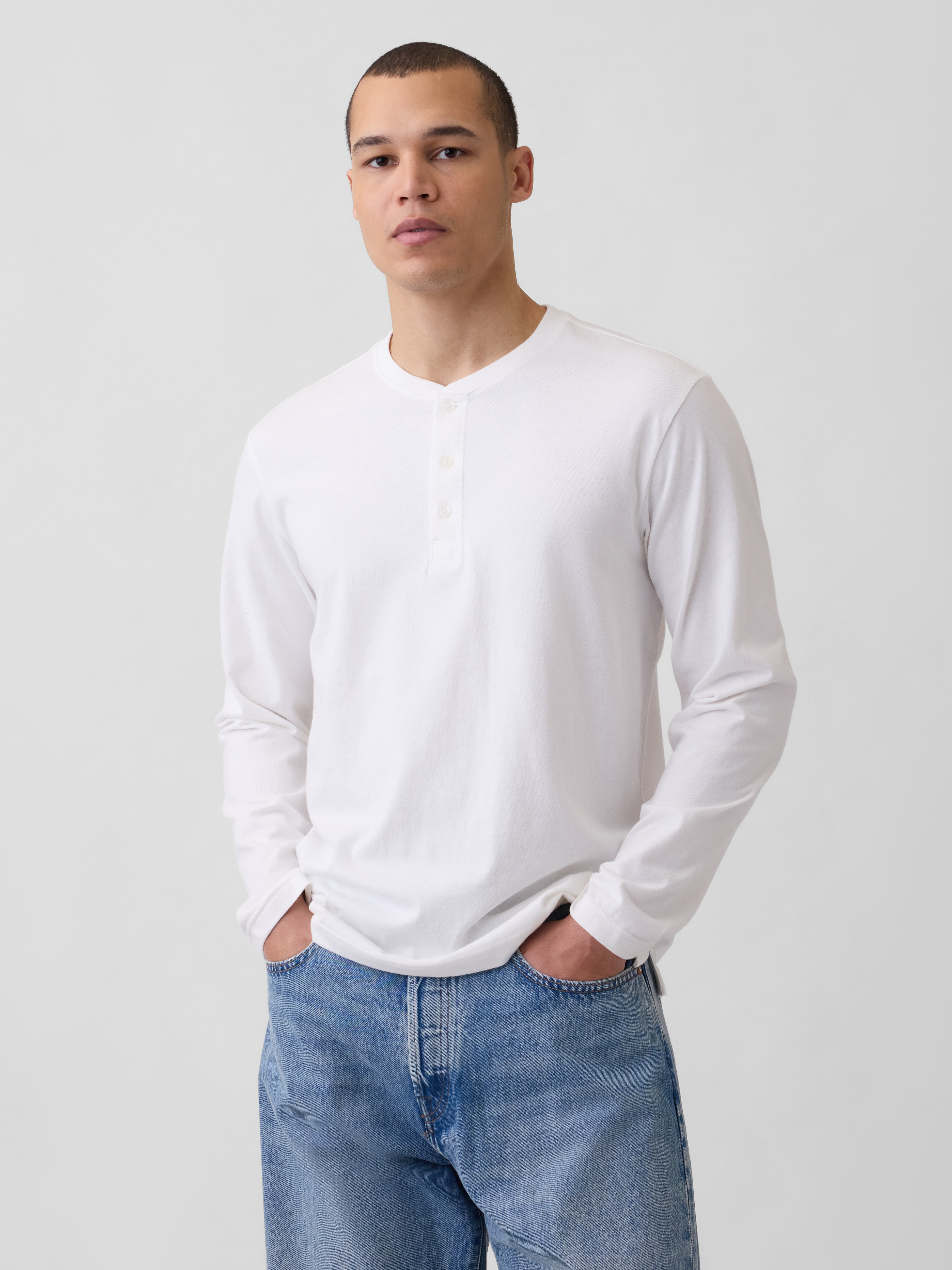 Relaxed Henley T-Shirt