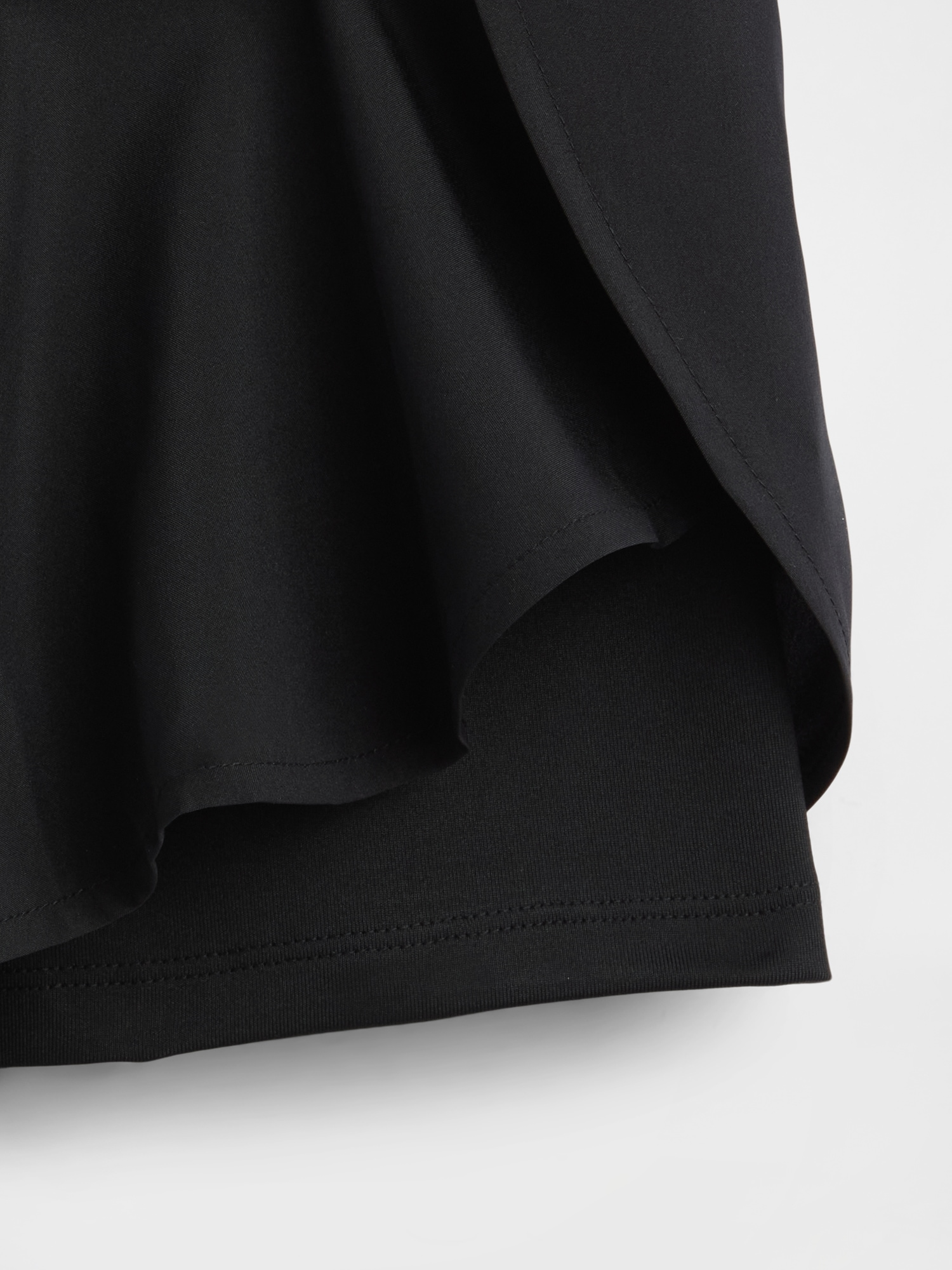 Kids Quick-Dry Butterfly-Hem Run Shorts