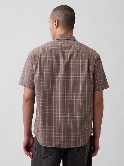 Image number 3 showing, Textured Linen-Cotton Shirt