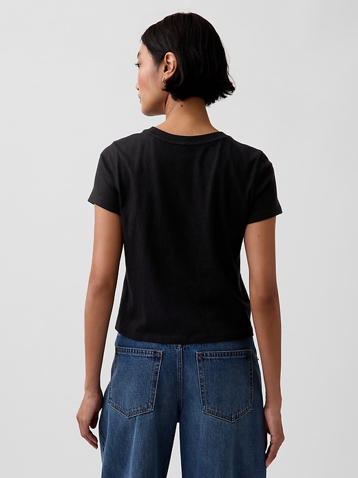 Image number 3 showing, Cotton Jersey Shrunken T-Shirt