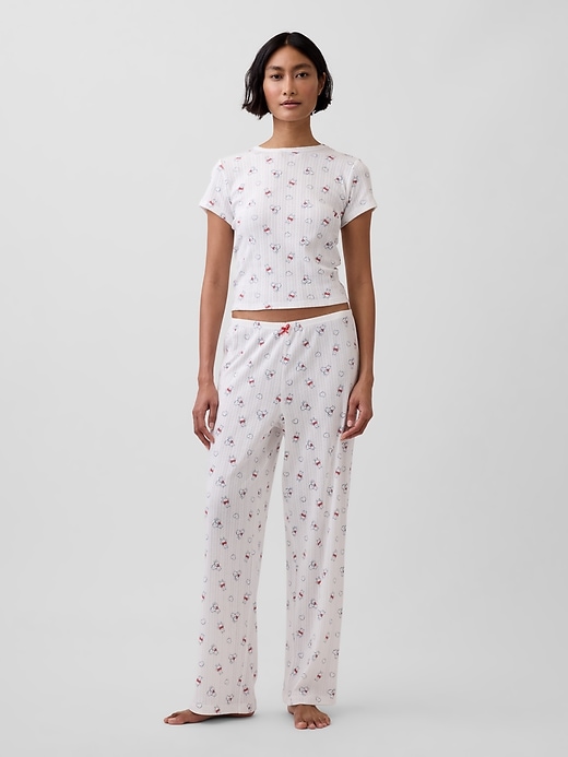 Image number 2 showing, Winnie the Pooh Pointelle PJ T-Shirt