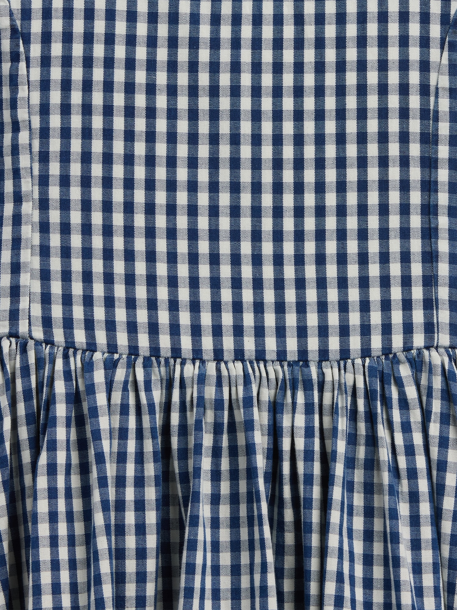 Kids Gingham Denim Dress