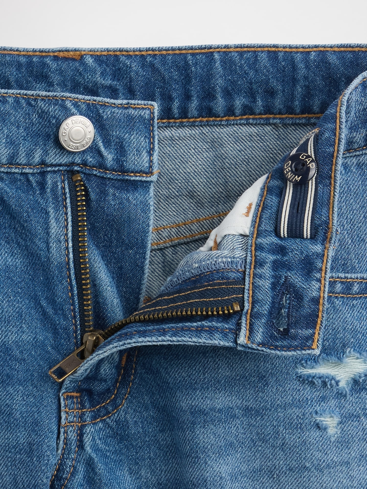 Детские шорты Gap Kids Low Rise Denim Shorts — фото 5