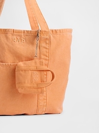 Image number 3 showing, Logo Tote Keychain Charm