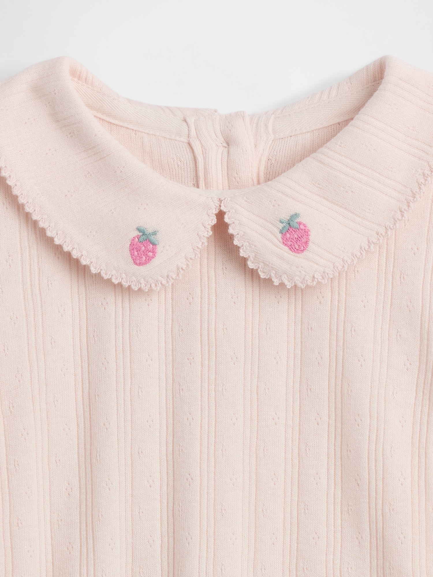 Детский комплект одежды Gap Baby Pointelle с вышивкой — фото 3