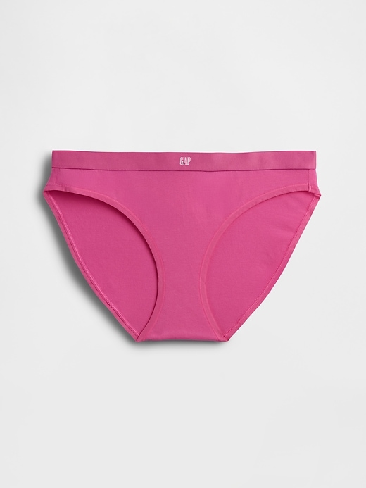 Image number 4 showing, Organic Stretch Cotton Logo Bikini