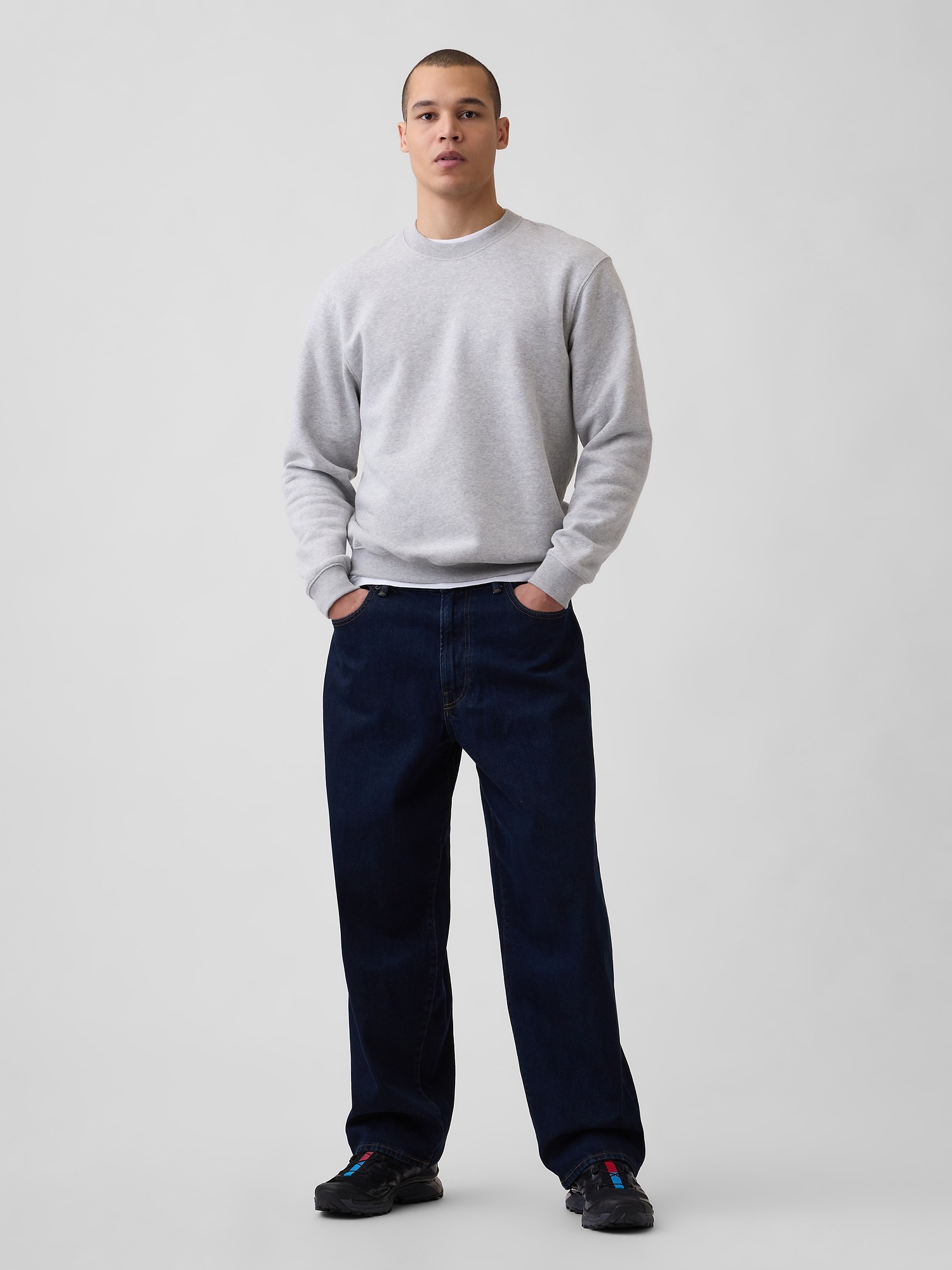 Мужские худи Gap Adult VintageSoft Crewneck Sweatshirt — фото 2