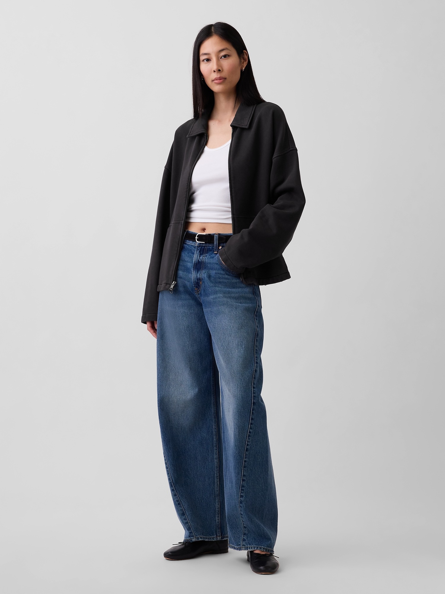 Мужские куртки Gap Adult Heavyweight Oversized Zip Jacket — фото 6