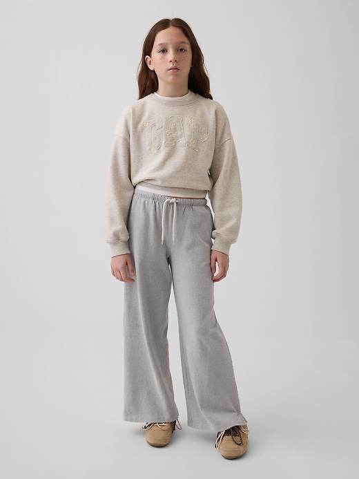 Image number 1 showing, Kids Relaxed Wide-Leg Pants