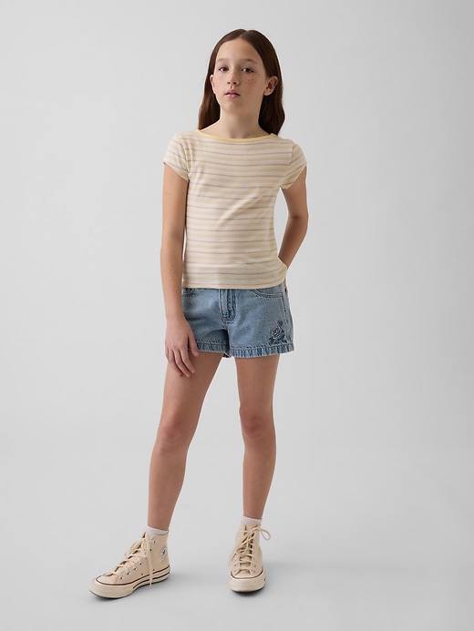 Image number 1 showing, Kids Low Rise Stride Denim Shorts