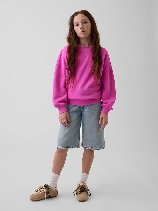 Image number 4 showing, Kids VintageSoft Oversized Tunic Sweatshirt