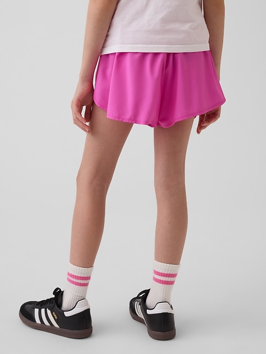 Image number 4 showing, Kids Quick-Dry Butterfly-Hem Run Shorts