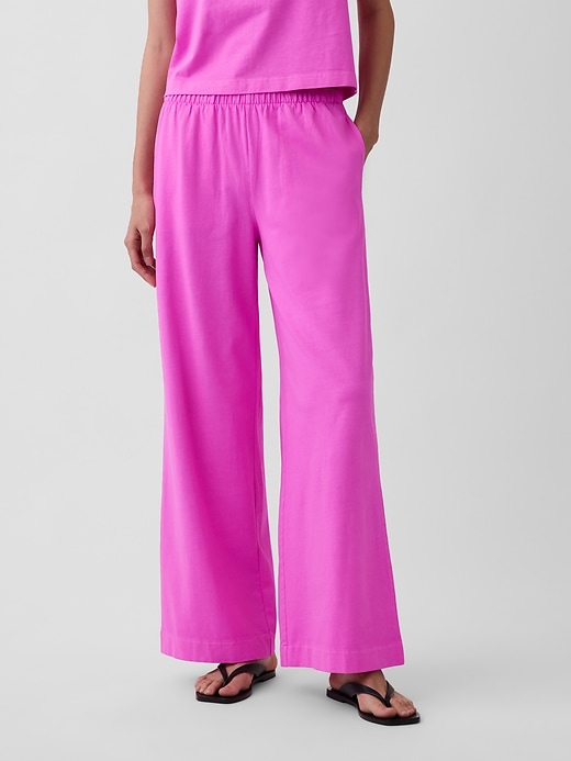 Image number 2 showing, Heavyweight Easy Wide-Leg Pants
