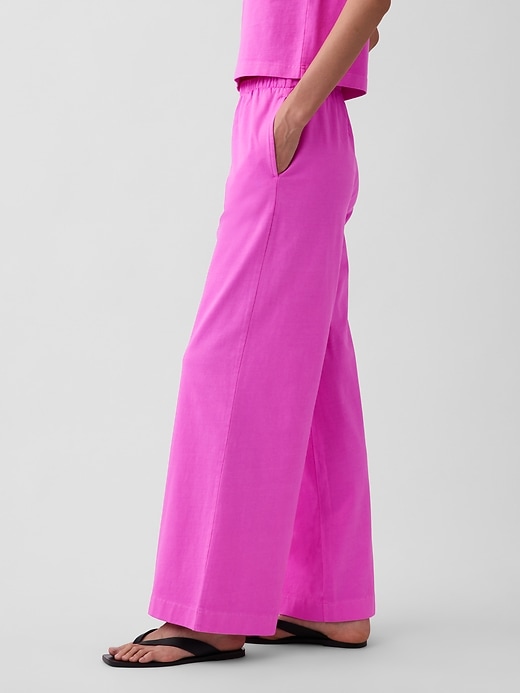 Image number 3 showing, Heavyweight Easy Wide-Leg Pants