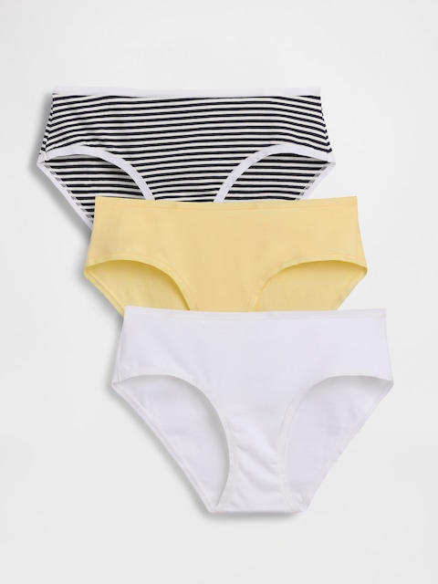 Organic Stretch Cotton Hipster (3-Pack)