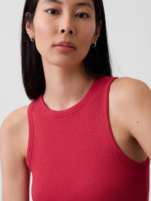 Image number 4 showing, Modern Rib Shelf-Bra Maxi Dress